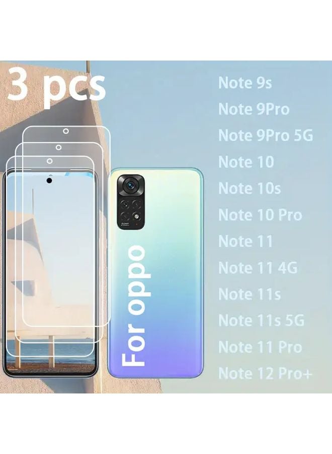 Tempered Glass Screen Protector For Redmi Note 9 Pro Mobile Phone - Image 1